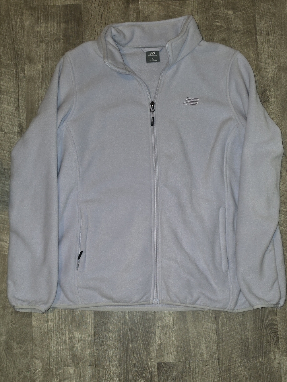 Women's New Balance Light Purple Full-Zip Fleece Jacket
